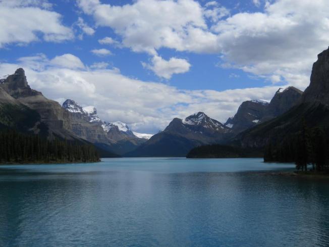 Majestic views of Maligne Lake from Spirit Island will put a spell on you